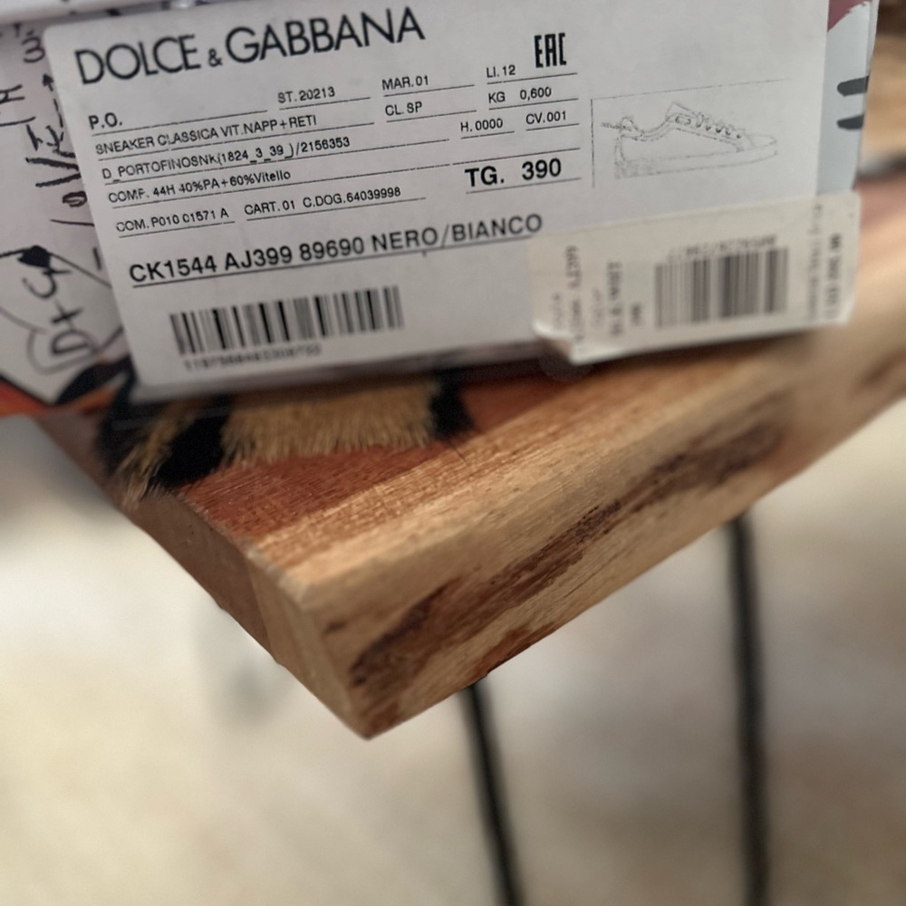 OUT OF STOCK Authentic DOLCE & GABBANA Portotino low-top sneakers - Picture 7 of 15